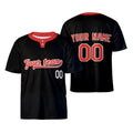 Custom Baltimore Two-Button Baseball Jersey – Blackout Style, Personalized Name & Number for Men, Women & Youth-3