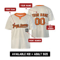 Custom Baltimore Two-Button Baseball Jersey – Cream Throwback Style, Personalized Name & Number for Men, Women & Youth-2