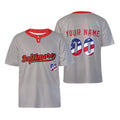 Custom Baltimore Two-Button Baseball Jersey – USA 250th Fourth of July Style, Personalized Name & Number for Men, Women & Youth-3