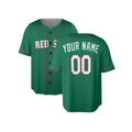 Custom Boston Baseball Jersey – Kelly Green Heritage Style, Personalized Name & Number for Kids & Adults-4