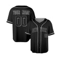 Custom Bronx Baseball Jersey – Blackout Outline Style, Personalized Name & Number for Kids & Adults-5