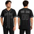 Custom Bronx Baseball Jersey – Blackout Outline Style, Personalized Name & Number for Kids & Adults-1