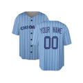 Custom Chicago Baseball Jersey – Light Blue Heritage Style, Personalized Name & Number for Kids & Adults-3