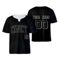 Custom Cincinnati Two-Button Baseball Jersey – Blackout Outline Style, Personalized Name & Number for Men, Women & Youth-3