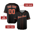 Custom Detroit Baseball Jersey – Black Alternate Style, Personalized Name & Number for Kids & Adults-2