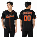 Custom Detroit Baseball Jersey – Black Alternate Style, Personalized Name & Number for Kids & Adults-1
