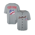 Custom Detroit Baseball Jersey – USA 250th Anniversary Fourth of July Road Style, Personalized Name & Number for Kids & Adults-3