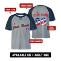 Custom Detroit Two-Button Baseball Jersey – USA 250th Fourth of July Road Style, Personalized Name & Number for Men, Women & Youth-2