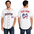 Custom Houston Baseball Jersey – USA 250th Anniversary Fourth of July Home Style, Personalized Name & Number for Kids & Adults-1