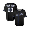 Custom Kansas City Baseball Jersey – Fashion Blackout Style, Personalized Name & Number for Kids & Adults-4