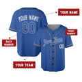 Custom Kansas City Baseball Jersey – Royal Ringer Style, Personalized Name & Number for Kids & Adults-2