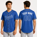 Custom Kansas City Baseball Jersey – Royal Ringer Style, Personalized Name & Number for Kids & Adults-1