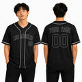 Custom Los Angeles Baseball Jersey – Blackout Outline Style, Personalized Name & Number for Kids & Adults-1