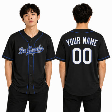 Custom Los Angeles Baseball Jersey – Fashion Style, Personalized Name & Number for Kids & Adults-1