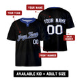 Custom Los Angeles Two-Button Baseball Jersey – Fashion Style, Personalized Name & Number for Men, Women & Youth-2