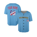 Custom Milwaukee Baseball Jersey – USA 250th Anniversary Fourth of July Style, Personalized Name & Number-3