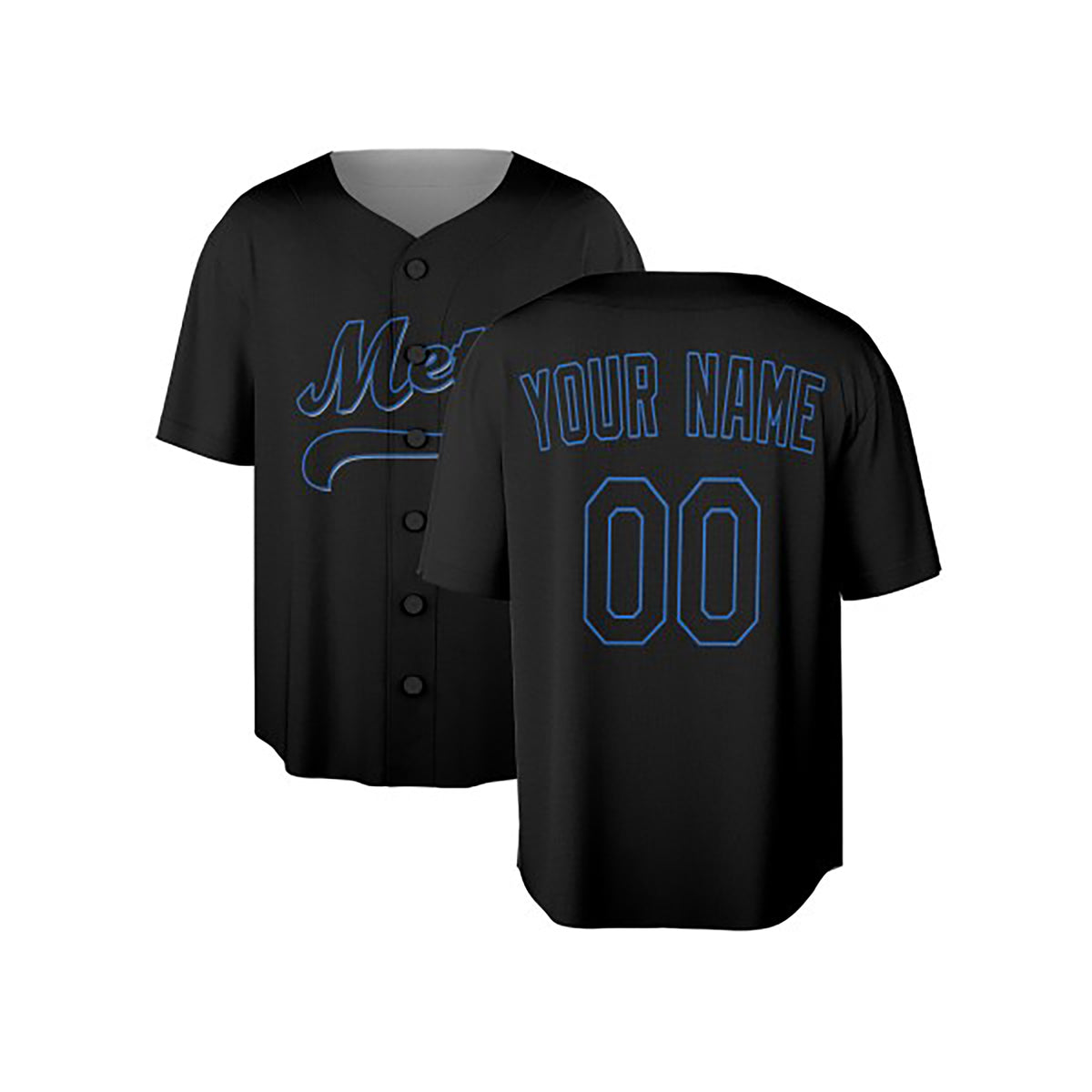 Custom New York Baseball Jersey – Black Athletic Fashion Style, Personalized Name & Number for Kids & Adults-3
