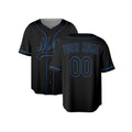 Custom New York Baseball Jersey – Black Athletic Fashion Style, Personalized Name & Number for Kids & Adults-4
