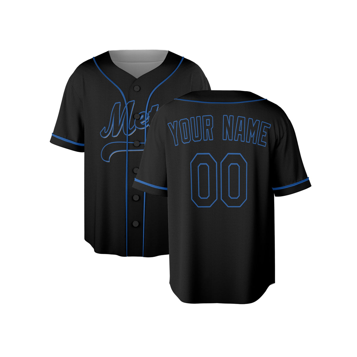 Custom New York Baseball Jersey – Black Athletic Fashion Style, Personalized Name & Number for Kids & Adults-4