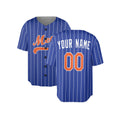 Custom New York Baseball Jersey – Royal Training Style, Personalized Name & Number for Kids & Adults-4