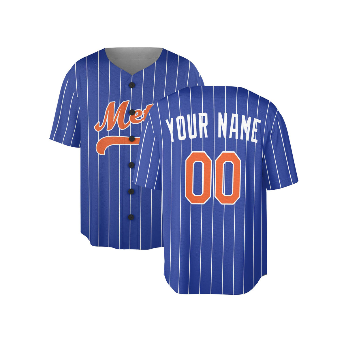 Custom New York Baseball Jersey – Royal Training Style, Personalized Name & Number for Kids & Adults-4