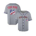 Custom New York Baseball Jersey – USA 250th Anniversary Fourth of July Style, Personalized Name & Number-4