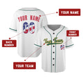 Custom Oakland Baseball Jersey – USA 250th Anniversary Fourth of July Style, Personalized Name & Number for Kids & Adults-2