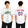 Custom Oakland Baseball Jersey – USA 250th Anniversary Fourth of July Style, Personalized Name & Number for Kids & Adults-1