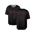 Custom Philadelphia Baseball Jersey – Black Athletic Fashion Style, Personalized Name & Number for Kids & Adults-3