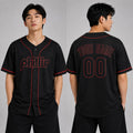 Custom Philadelphia Baseball Jersey – Black Athletic Fashion Style, Personalized Name & Number for Kids & Adults-1