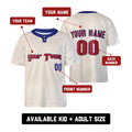 Custom Philadelphia Two-Button Baseball Jersey – Premium Alternate Style, Personalized Name & Number for Men, Women & Youth-2