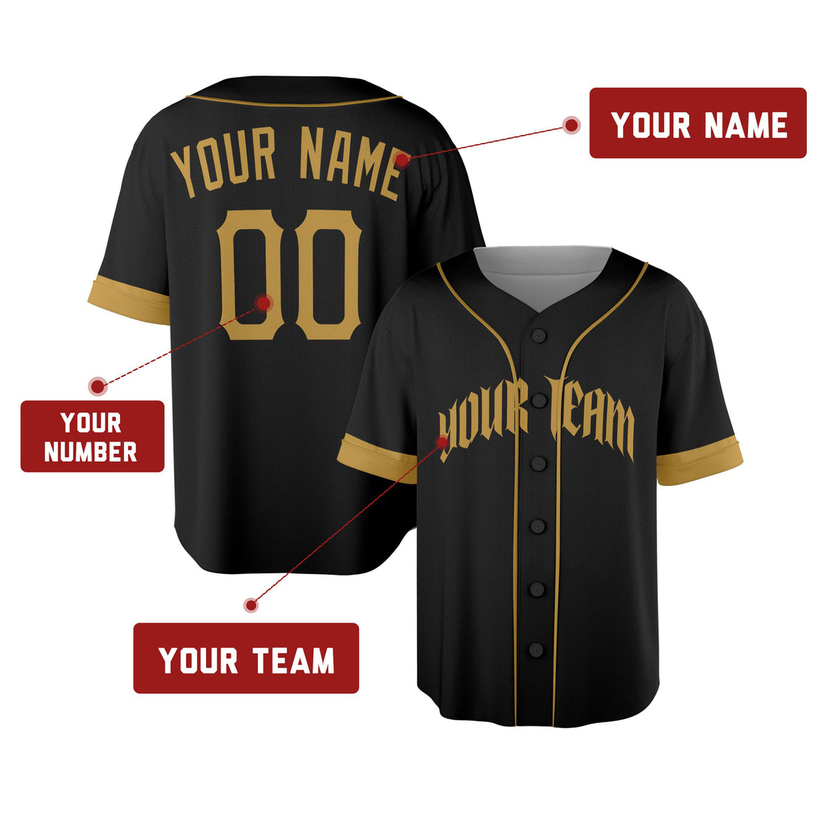 Custom Pittsburgh Baseball Jersey – 2026 Black Alternate Style, Personalized Name & Number for Kids & Adults-2