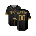 Custom Pittsburgh Baseball Jersey – 2026 Black Alternate Style, Personalized Name & Number for Kids & Adults-4