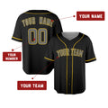 Custom San Diego Baseball Jersey – Black Pop Fashion Style, Personalized Name & Number for Kids & Adults-2