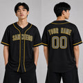 Custom San Diego Baseball Jersey – Black Pop Fashion Style, Personalized Name & Number for Kids & Adults-1