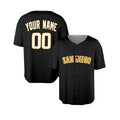 Custom San Diego Baseball Jersey – Blackout Style, Personalized Name & Number for Kids & Adults-3