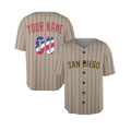 Custom San Diego Baseball Jersey – USA 250th Anniversary Fourth of July Style, Personalized Name & Number-3