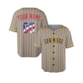 Custom San Diego Baseball Jersey – USA 250th Anniversary Fourth of July Style, Personalized Name & Number-4