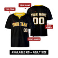 Custom San Diego Two-Button Baseball Jersey – Blackout Style, Personalized Name & Number for Men, Women & Youth-2
