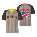 Custom San Diego Two-Button Baseball Jersey – USA 250th Fourth of July Stadium Style, Personalized Name & Number for Men, Women & Youth-3
