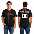 Custom San Francisco Baseball Jersey – Blackout Style, Personalized Name & Number for Kids & Adults-1