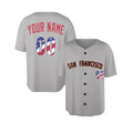 Custom San Francisco Baseball Jersey – USA 250th Anniversary Fourth of July Style, Personalized Name & Number-3