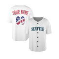 Custom Seattle Baseball Jersey – USA 250th Anniversary Fourth of July Style, Personalized Name & Number-3