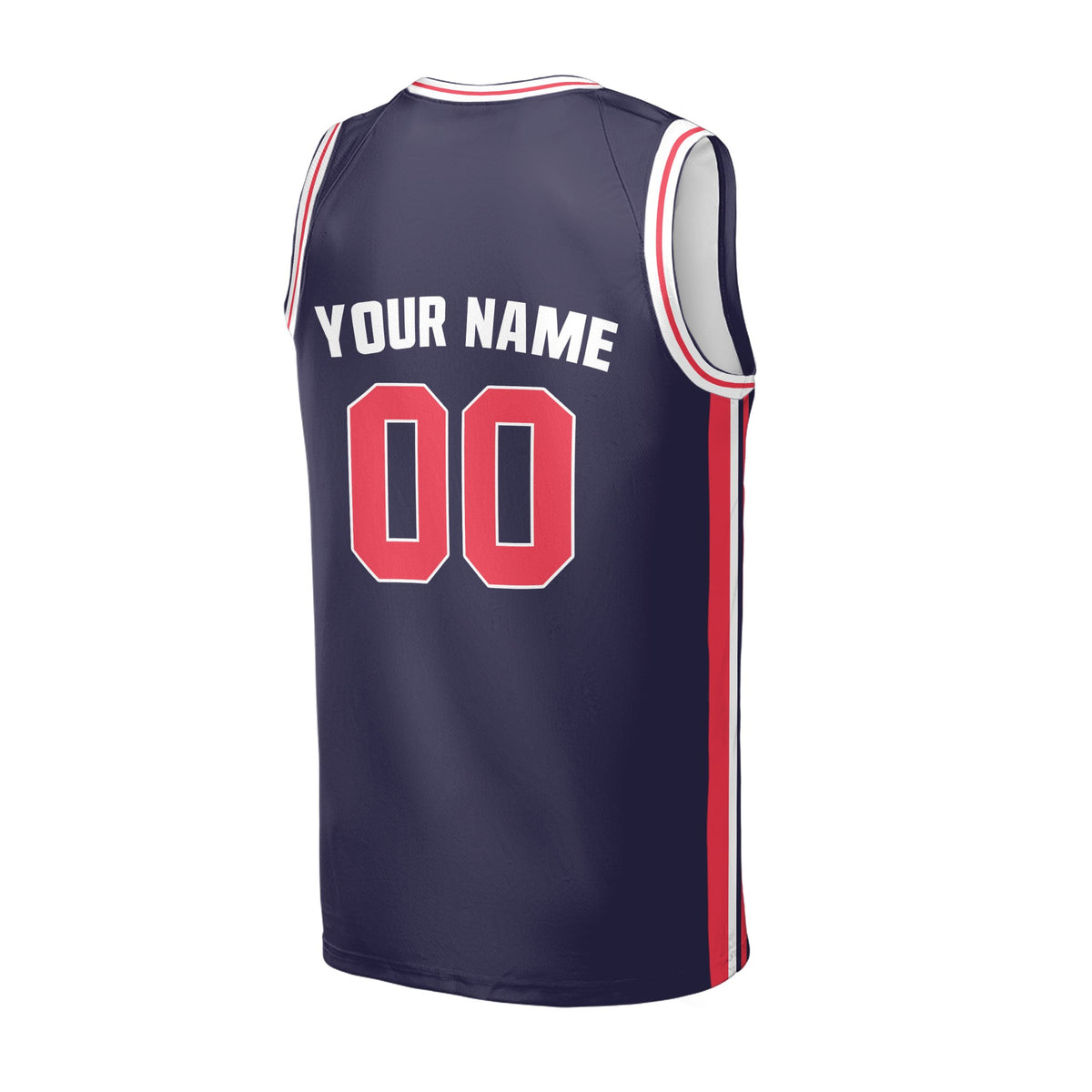 Custom USA Basketball Jersey – Navy 1992 Retro Team Style, Personalized Name & Number for Kids, Youth & Adults-4