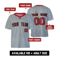 Custom Washington Two-Button Baseball Jersey – Road-Inspired Style, Personalized Name & Number for Men, Women & Youth-2