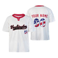 Custom Washington Two-Button Baseball Jersey – USA 250th Fourth of July Stadium Style, Personalized Name & Number for Men, Women & Youth-3