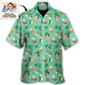 Custom St Patrick's Day Love The Day Went Custom Photo - Hawaiian Shirt - Personalized Photo Gifts