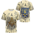 FUNSTUFFPRINT Personalized T-Shirt, Hoodie - Mason G Pattern 3D T-shirt