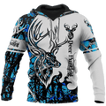 FUNSTUFFPRINT Dear Hunting Undertow Camo 3D Hoodie and Zip Hoodie