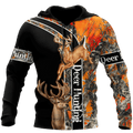 FUNSTUFFPRINT Deer Hunting 3D Hoodie and Zip Hoodie